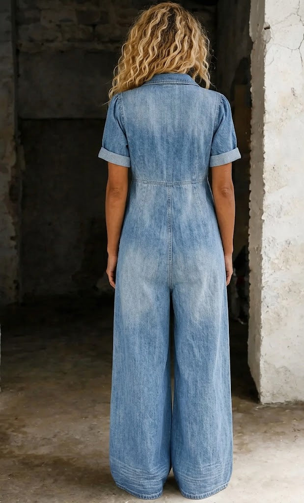 Enterizo Holgado Denim Yoyo