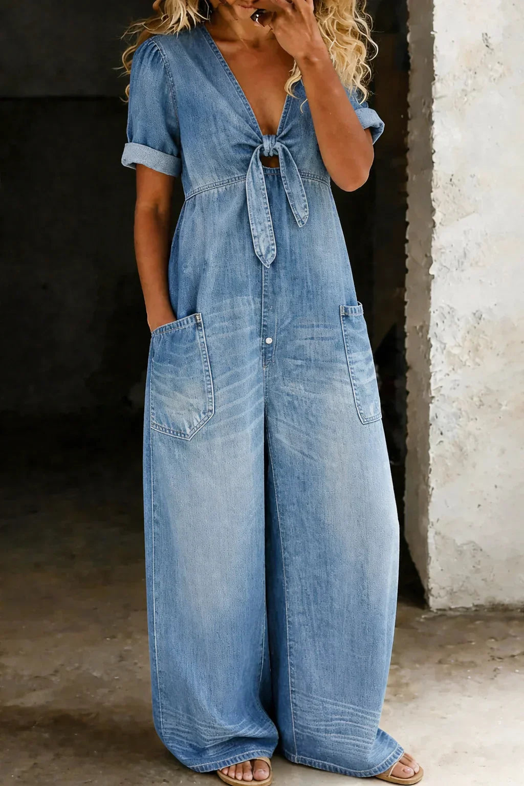Enterizo Holgado Denim Yoyo